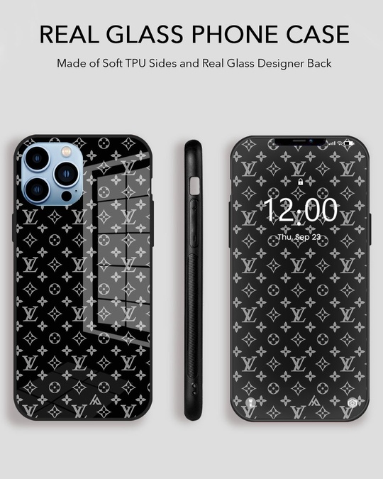 Shop Symbolic Pattern Glass Case For Iphone 13-Design
