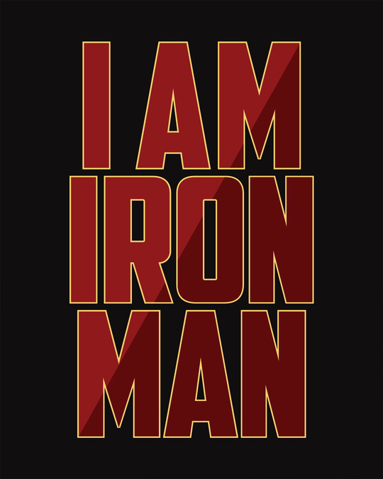 Buy I Am Iron Man Vest (AVL) for Men black Online at Bewakoof