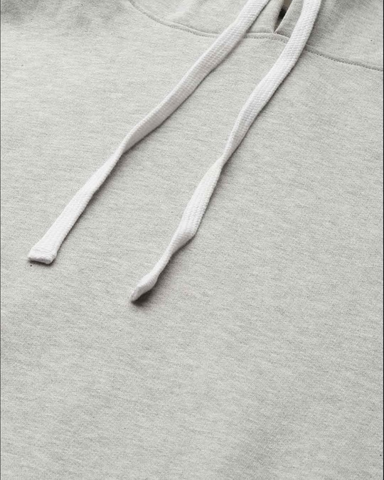 Shop Men's Grey Stylish Full Sleeve Hooded Casual Sweatshirt
