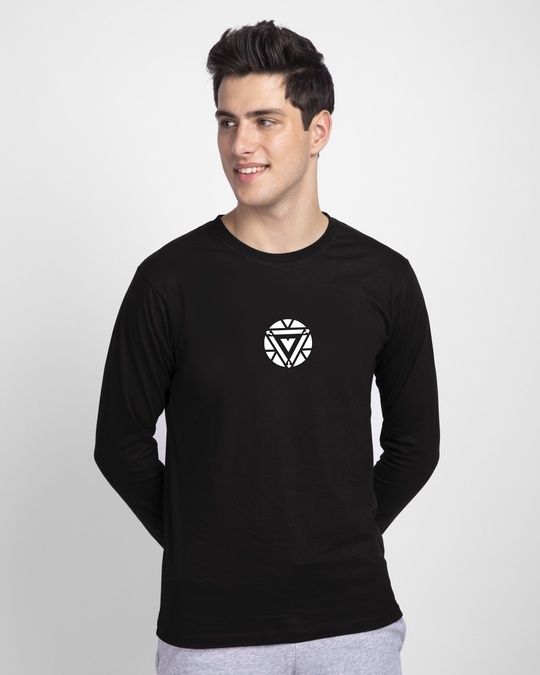 Buy Iron Man Arc Reactor Glow In Dark Full Sleeve T Shirt AVL Online at Bewakoof