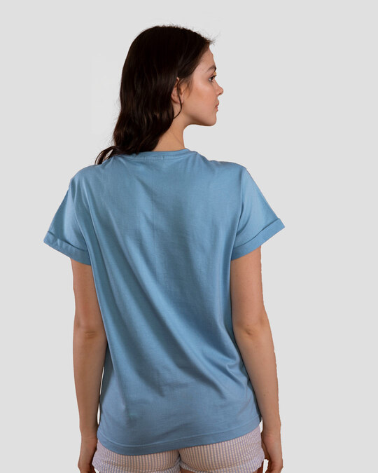 Shop Island Blue Boyfriend T-Shirt-Design