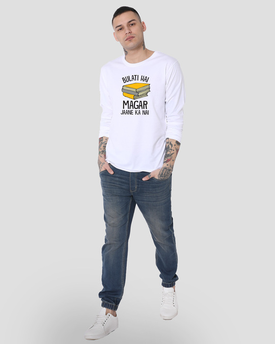 bulati hai magar jaane ka nahi t shirt full sleeve