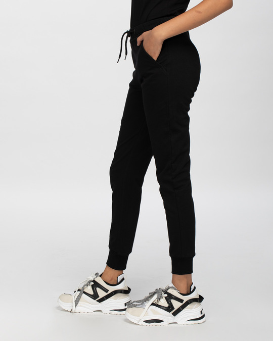 jet black joggers