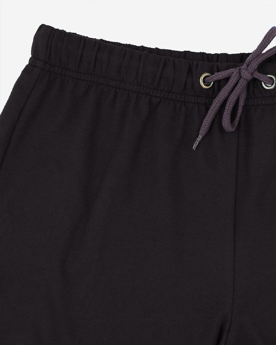 Buy Men's Jet Black Shorts Online at Bewakoof