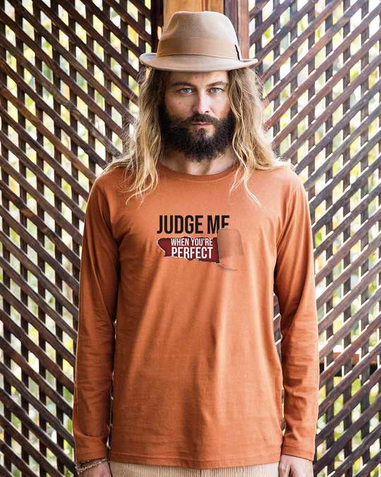 Shop Judge Me Full Sleeve T-Shirt-Front