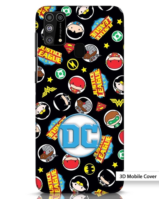 Shop Justice League Samsung Galaxy M31 3D Mobile Cover-Front