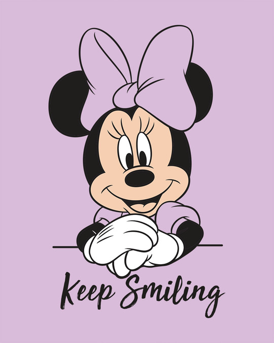 Shop Keep Smiling Minnie Boyfriend T-Shirt (DL)-Full