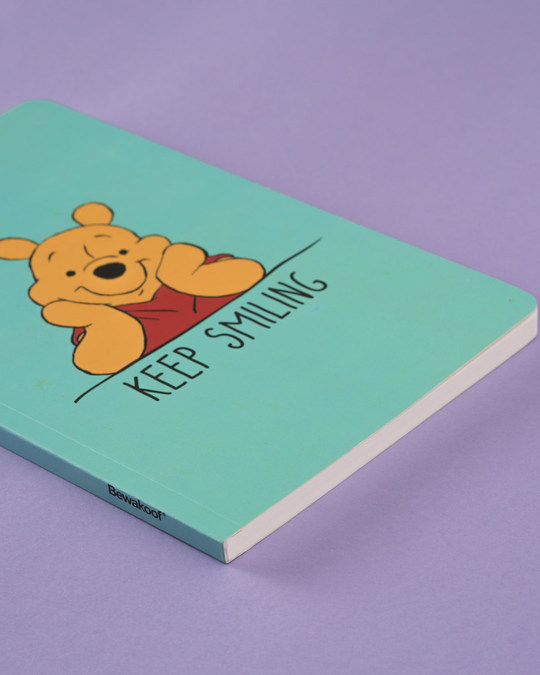Shop Keep Smiling Pooh Notebook-Design