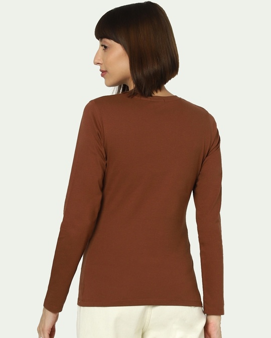 Shop Killer Brown Full Sleeve T-shirt-Design