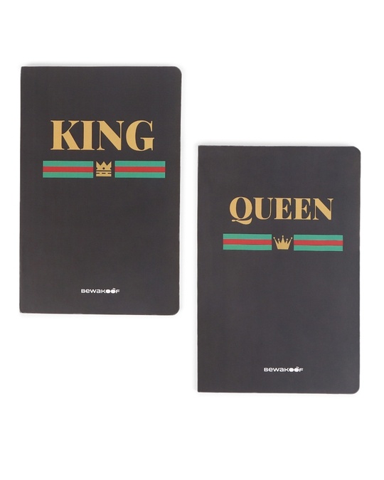 Shop King Queen Notebook-Front