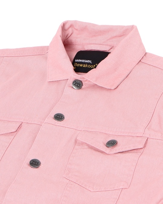 Shop Light Pink Twill Jacket
