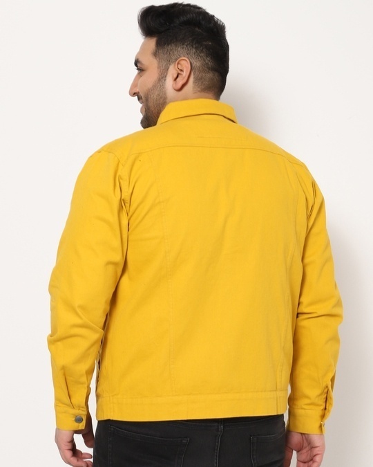 Shop Lemon Curry Plus Size Twill Jacket-Design
