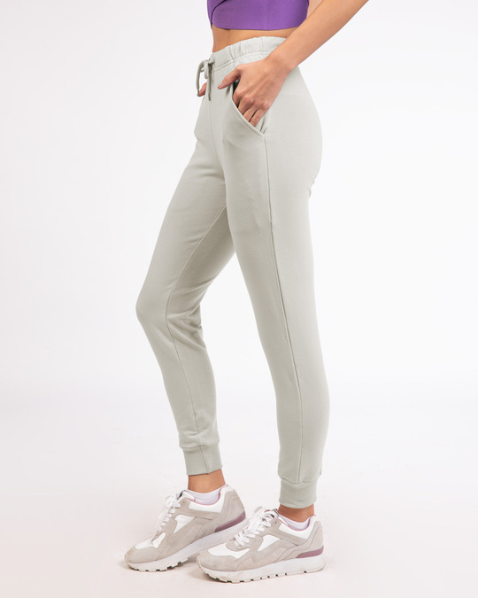 Buy Light Grey Casual Jogger Pants for Women grey Online at Bewakoof