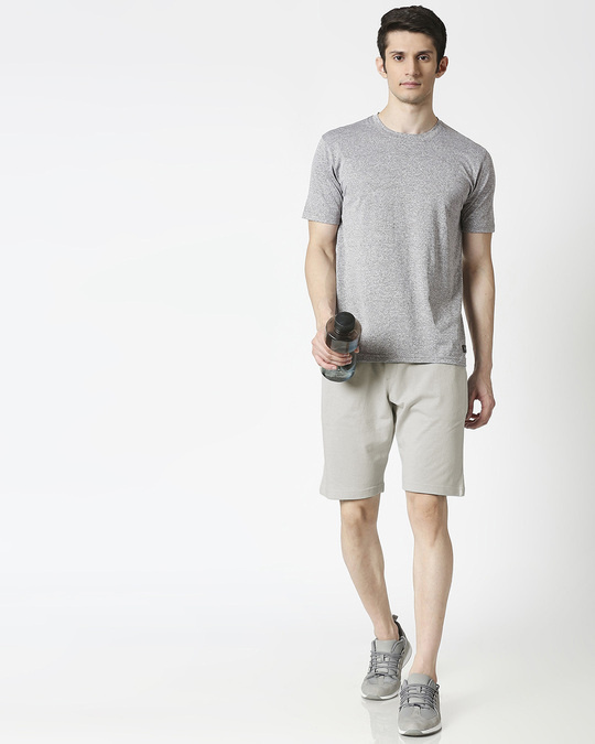 Buy Light Grey Casual Shorts for Men grey Online at Bewakoof