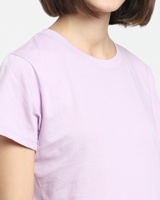 Shop Lilac Bloom Half Sleeve T-Shirt
