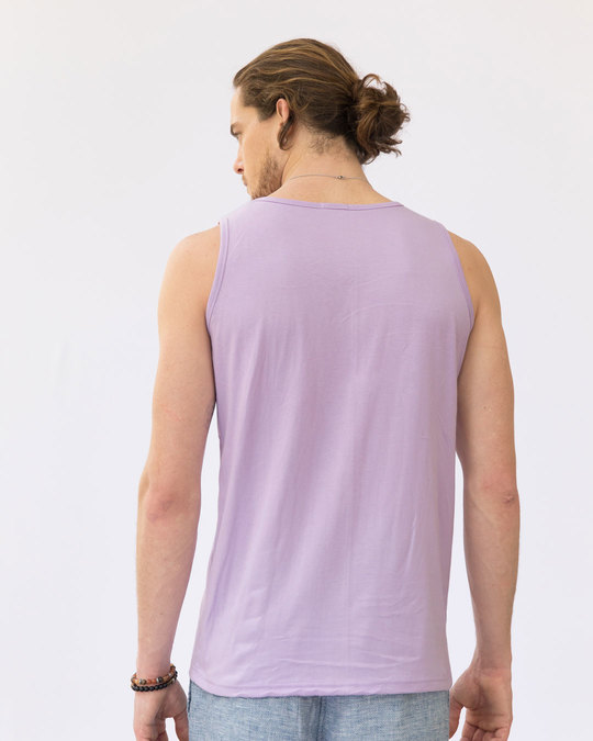 Shop Lilac Breeze Vest (Sleeveless T-shirt)-Back