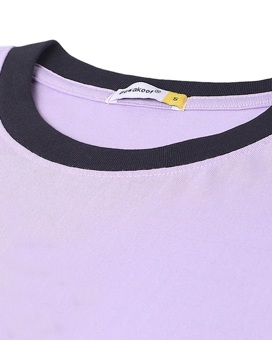 Shop Lilac Hyperprint T-shirt Dress
