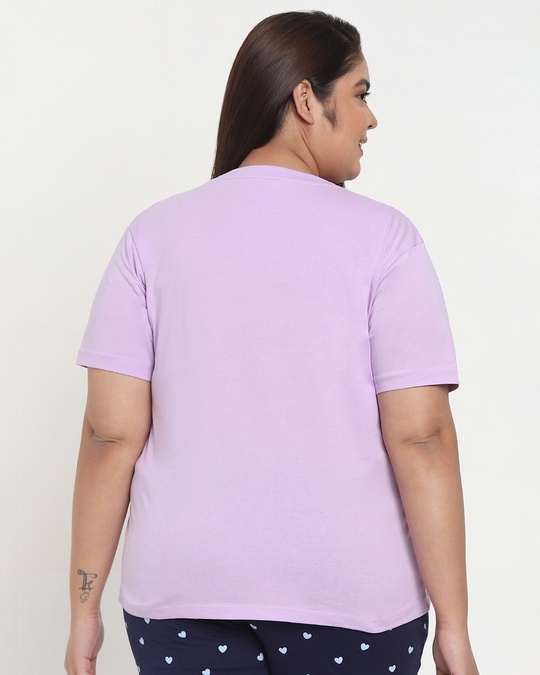 Shop Women's Plus Size Round Neck Lounge T-Shirt-Design
