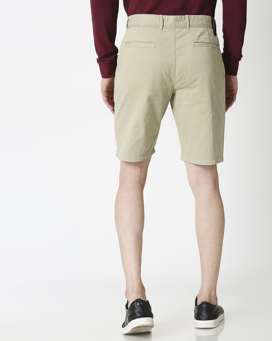 green chino shorts mens