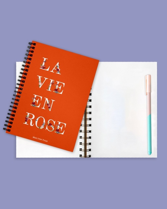 Shop La Vie En Rose Notepad-Design
