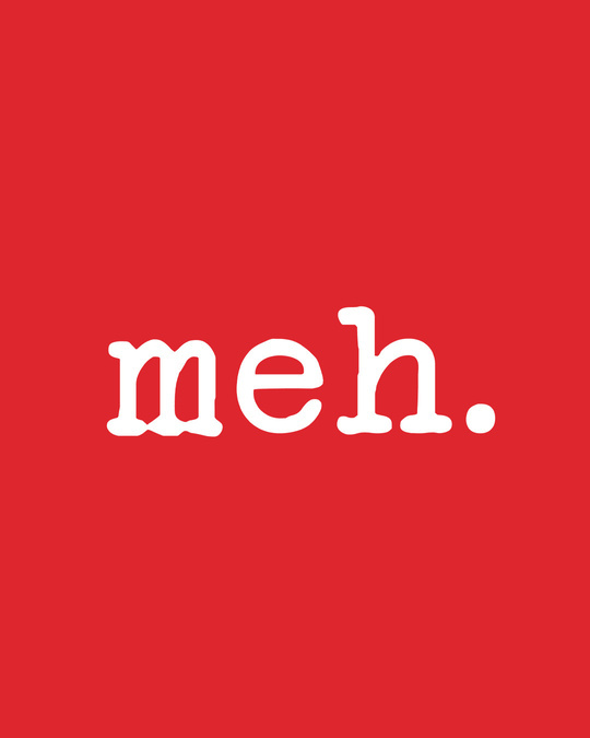 Shop Men's Red Meh Hoodie Sweatshirt-Design