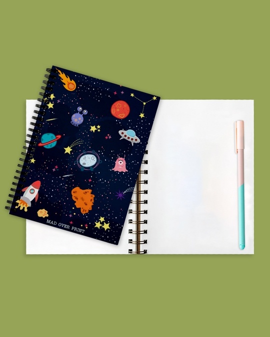 Shop Blue Space Notepad-Design