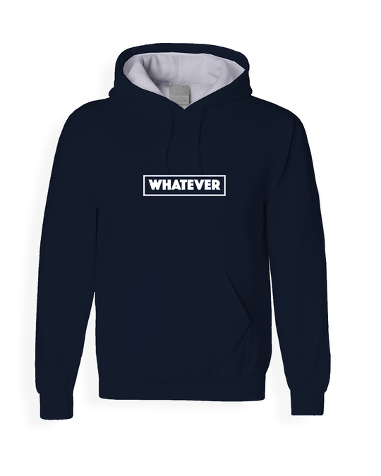 Shop Women's Blue Whatever Hoodie Sweatshirt-Full