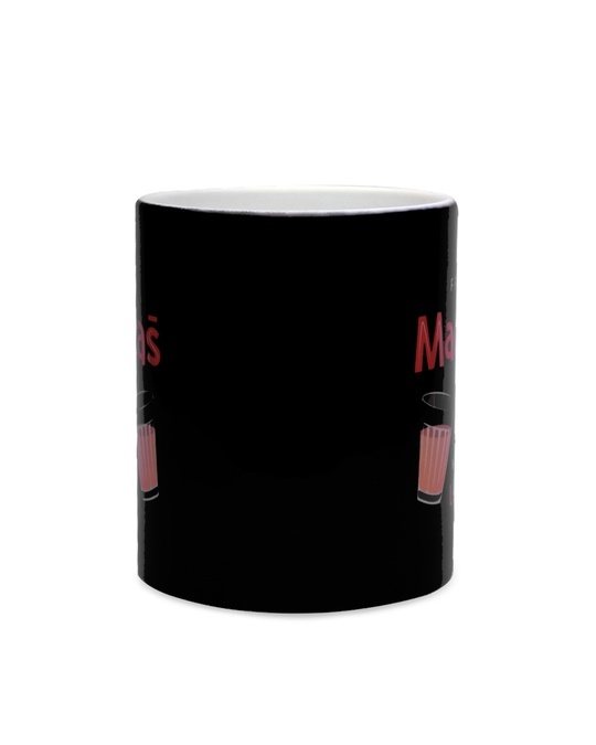 Shop Madras with Love Ceramic Mug,  (320ml, Black, Single Piece)-Full