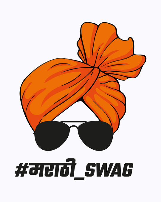 Buy Marathi Swag Boyfriend TShirt for Women white Online at Bewakoof