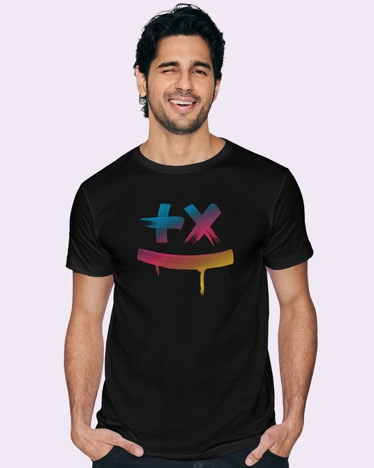 Shop Martin Garrix Colorful Half Sleeve T-Shirt-Front