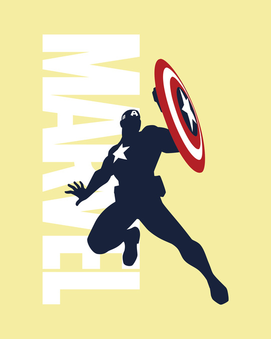 Shop Marvel's Captain America Full Sleeve T-Shirt (AVL)-Full