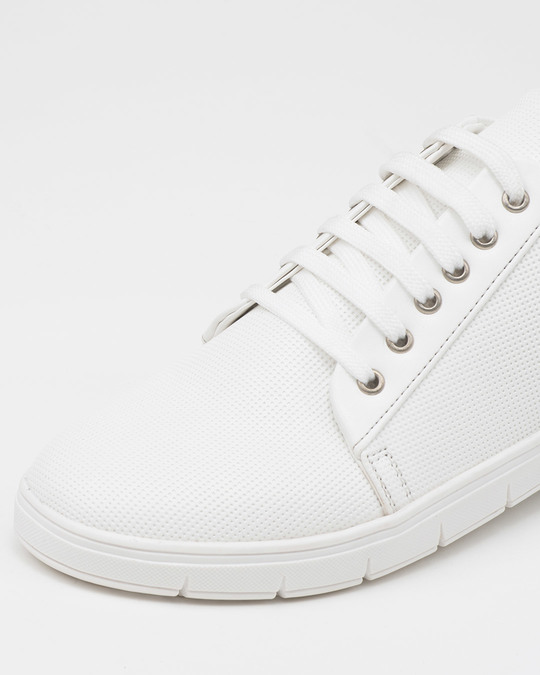 Hollywood White - Plain Mens Shoes@Best 