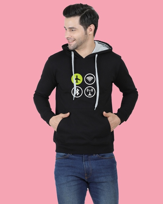 Shop Men's Airplane Mode Hoodie-Front