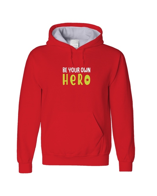 Shop Men's Be Your Own Hero Hoodie-Back