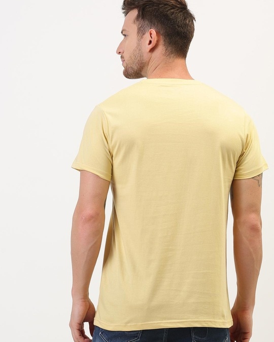 Buy Men's Beige Typography Tshirt for Men Beige Online at Bewakoof