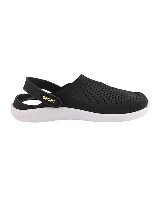 mens black clogs