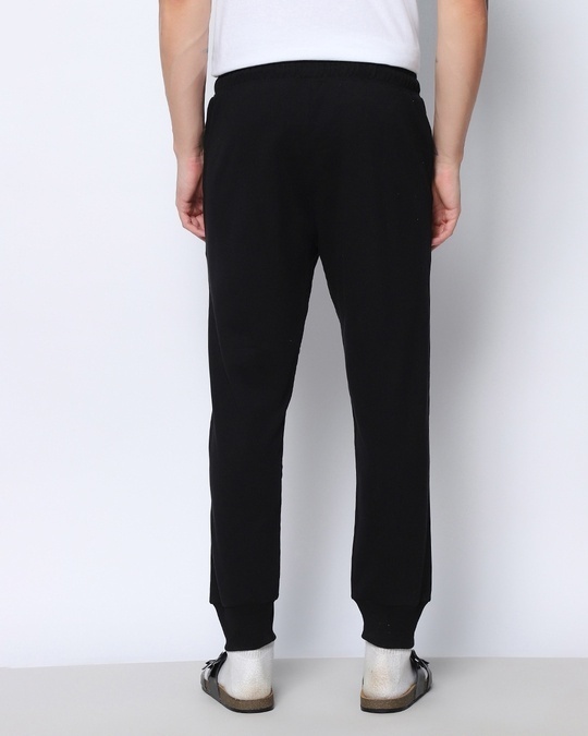 Buy Men's Black Oversized Joggers Online at Bewakoof