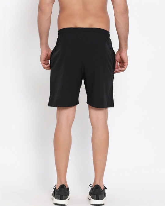 Buy Men's Black Polyester Shorts for Men Black Online at Bewakoof