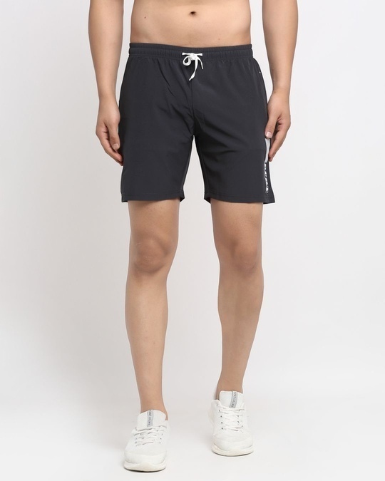 Shop Men's Black Shorts-Full