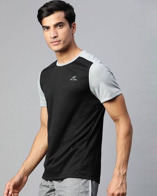 Buy Men's Black Slim Fit T-shirt for Men Black Online at Bewakoof