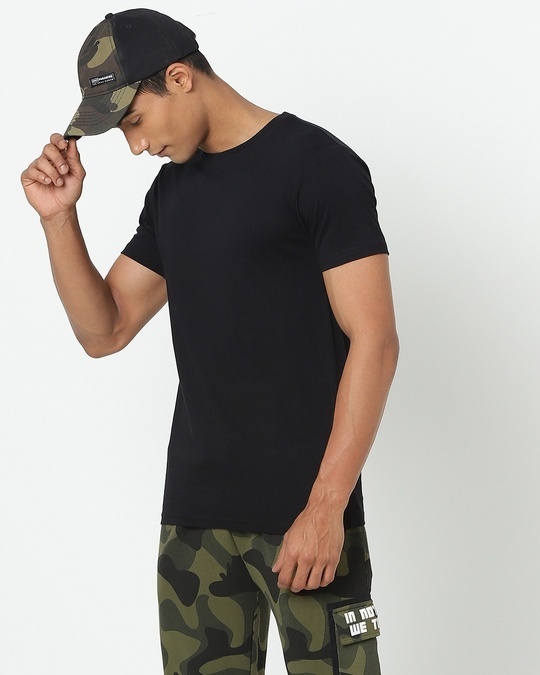 Shop Men's Black T-shirt-Front
