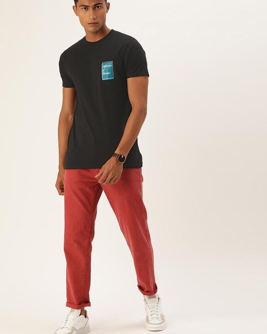 Buy Men s Black T shirt For Men Black Online At Bewakoof Buy men s black t shirt for men black online at bewakoof