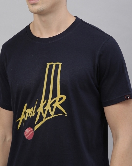 in kkr t shirt