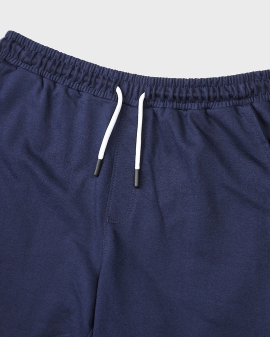 Buy Men's Blue and Red Color Block Shorts Online at Bewakoof