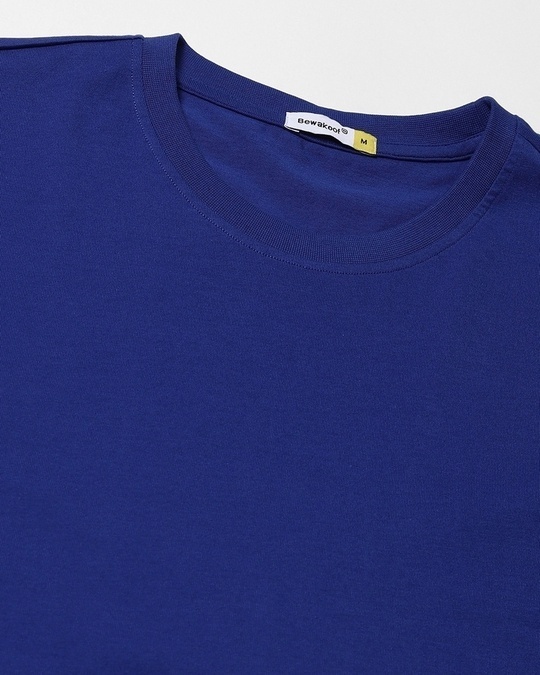 Buy Men's Blue Chandrayaan 3 Hello Moon Graphic Printed T-shirt Online ...