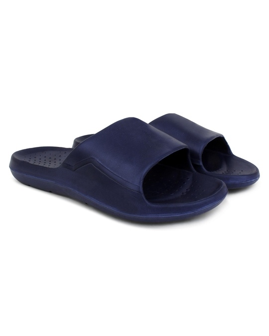 Buy Men's Blue Sliders Online in India at Bewakoof