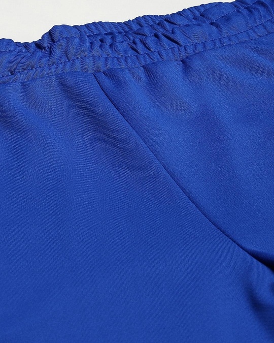 Buy Men's Blue Slim Fit Track Pants Online at Bewakoof