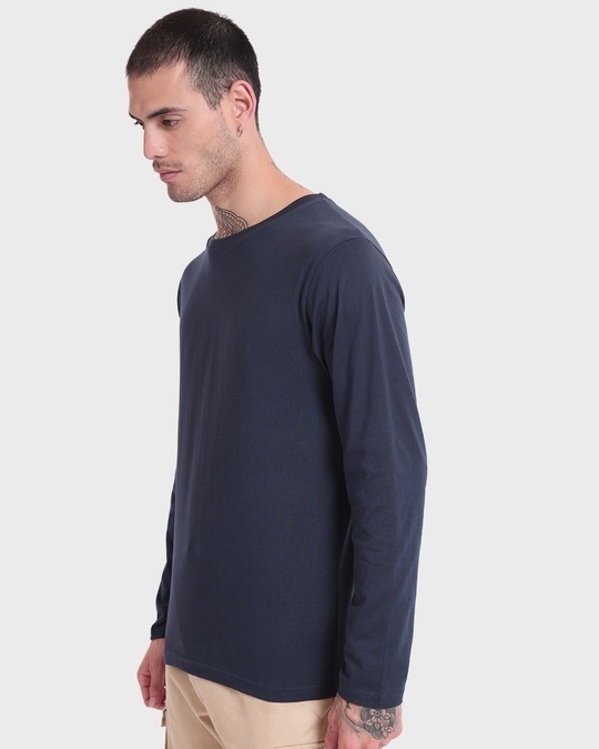 Buy Men's Blue T-shirt Online at Bewakoof