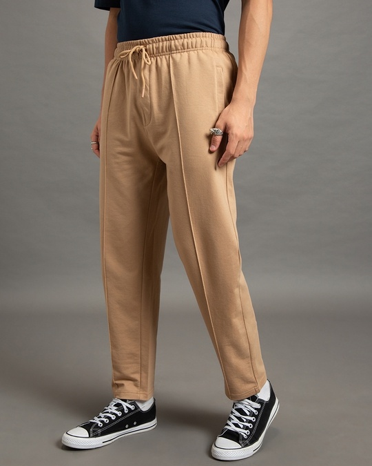 Buy Men's Brown Plus Size Track Pants Online at Bewakoof