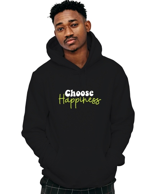 Shop Men's Choose Happiness Hoodie-Front